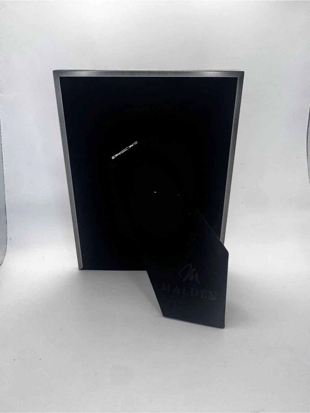 Malden Black silver Photo Frame with Textured Inner Trim